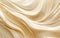 Abstract cream background with a milky wave texture, swirling liquid flow, and gradient splash pattern. Satin