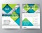 Abstract Cross diagonal square shape with green color. Graphic element background for brochure cover flyer poster design Layout