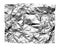 Abstract crumpled silver aluminum foil