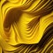 An abstract crumpled wavy yellow paper background. Created with Generative AI