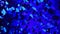 Abstract crystal background. Shimmer of blue glitter texture. Shiny backdrop rotation