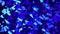 Abstract crystal background. Shimmer of blue glitter texture. Shiny backdrop rotation