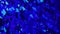 Abstract crystal background. Shimmer of blue glitter texture. Shiny backdrop rotation