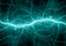 Abstract cyan lightning