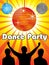 Abstract dance party design