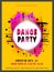 Abstract Dance Party flyer, template or banner.