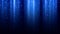 Abstract dark blue background with rays of light, aurora borealis, sparkles, night starry sky