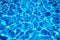 Abstract dark blue clear water in swimming pool