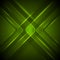 Abstract dark green tech glossy background