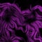 Abstract Dark Purple Gradient Curly Waves Background