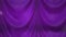 Abstract Dark Purple Silk Drapes Background