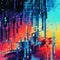 Abstract Databending: Illustrating Scientific Revolution With Futuristic Pixel Art