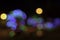 Abstract de-focused colorful lights bokeh
