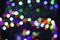 Abstract de-focused colorful lights bokeh