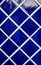 Abstract deco deep blue tone tile