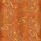 Abstract decorative music notes - Carpathian Elm wood texture
