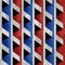 Abstract decorative tiles - seamless pattern - red-blue national
