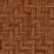 Abstract decorative wooden textured basket weaving