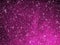 Abstract deep pink Christmas background with falling snow