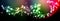 Abstract defocused circular multicolored luxury red green glitter bokeh lights background. Magic background.Holiday background.
