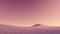 Abstract desert landscape at dusk 3D animation