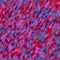 Abstract diagonal chaotic brush strokes with braided texture. Blue, red and purple colors. Seamless background