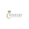 Abstract diamond for jewelry business logo design concept