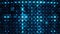 Abstract digital technology blue grid line mosaic tile pattern loop motion