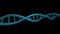 Abstract digits DNA scanning molecule For biology, biotechnology, chemistry, science, medicine, cosmetics, medical, background