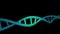 Abstract digits DNA scanning molecule For biology, biotechnology, chemistry, science, medicine, cosmetics, medical, background