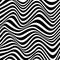 Abstract distortion line background. Striped wave backdrop.