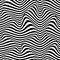 Abstract distortion line background. Striped wave backdrop.