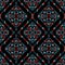 Abstract doodle lines ethnic seamless pattern