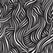 Abstract doodle monochrome seamless pattern background