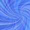 Abstract double spiral background - vector illustration from spun rays in blue tones