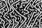 Abstract drawing lines asymmetric black and white background