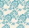 Abstract Elegance Seamless pattern with floral