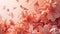 Abstract Elegant Peach Blossoms, 2024 Color Trend. GenerativeAI