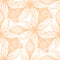 Abstract elegant seamless pattern with floral details