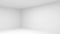 Abstract empty white room interior