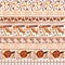 Abstract exotica ethnic tribal Indian ornament seamless pattern