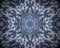 Abstract extruded mandala