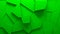 abstract extruded voronoi blocks background minimal green clean corporate wall 3d geometric surface illustration polygonal