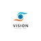 Abstract Eye Logo Letter   vision eye symbol vector template design