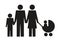Abstract family pictogram