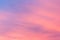 Abstract fantasy aerial view pastel background, Pink sunlight on sweet colorful sky and purple cloud