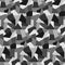 Abstract fashion gray polygons seamless pattern