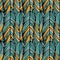 Abstract feather pattern