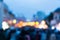 Abstract festival light blurred background.