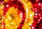 Abstract festive blurry background with bokeh yellow and red colors that glow_